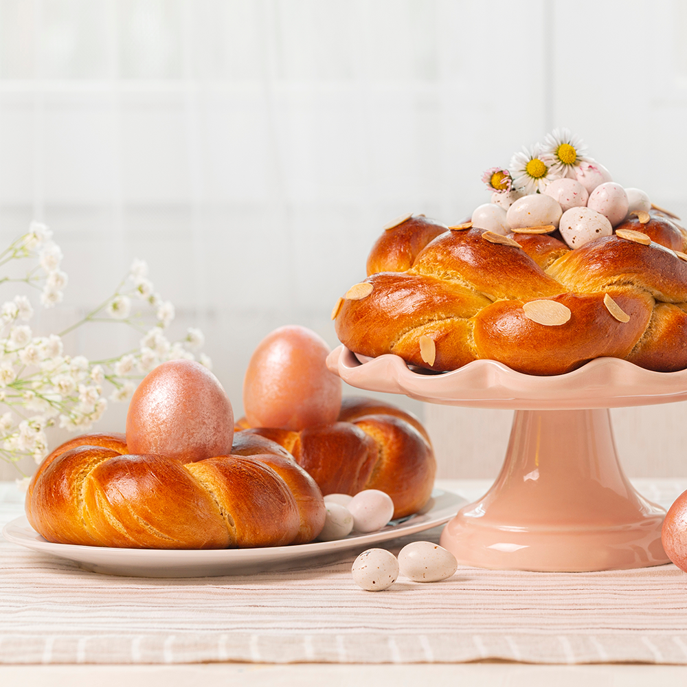 Rezept Osternester aus Hefeteig backen