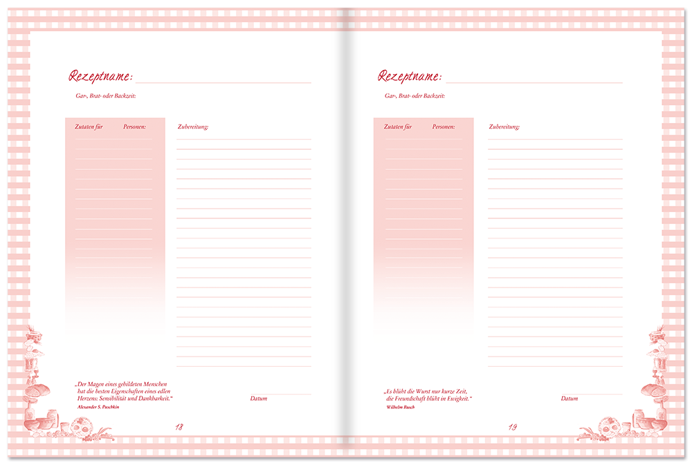 Meine Rezepte – rot
