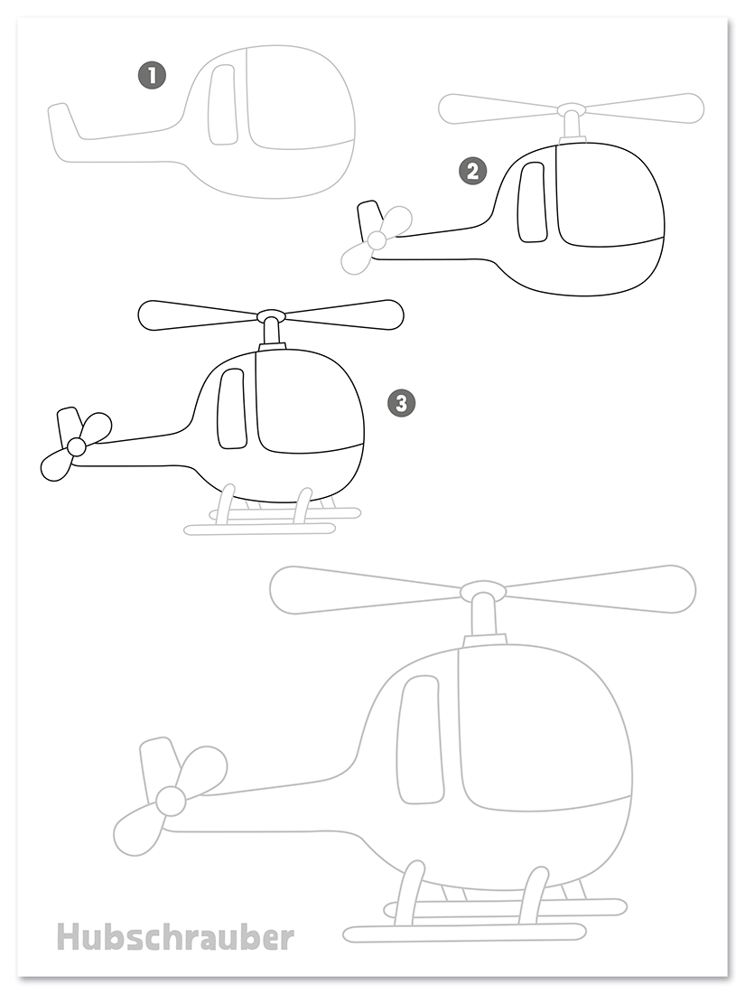 Fahrzeuge zeichnen lernen