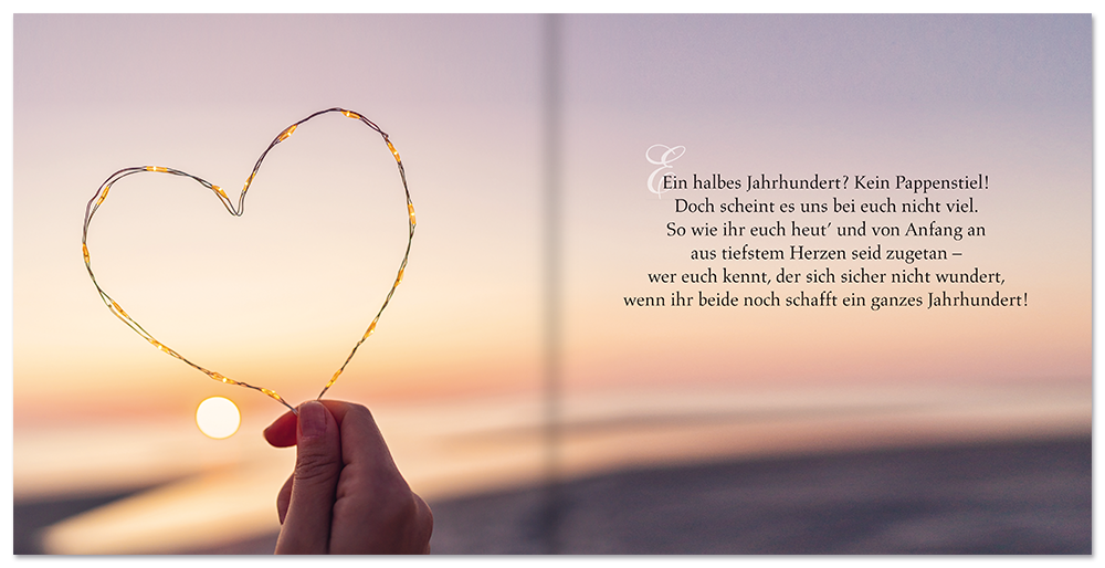 Herzlichen Glückwunsch ... zur Goldenen Hochzeit