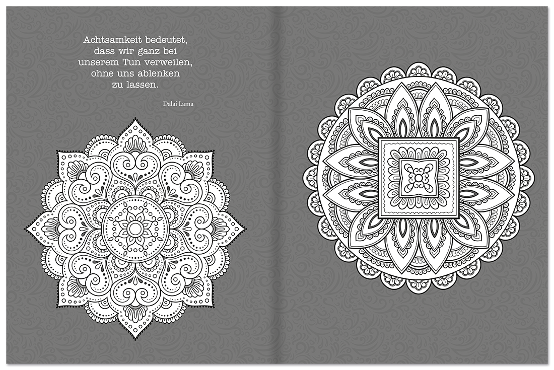 Achtsamkeit Malbuch