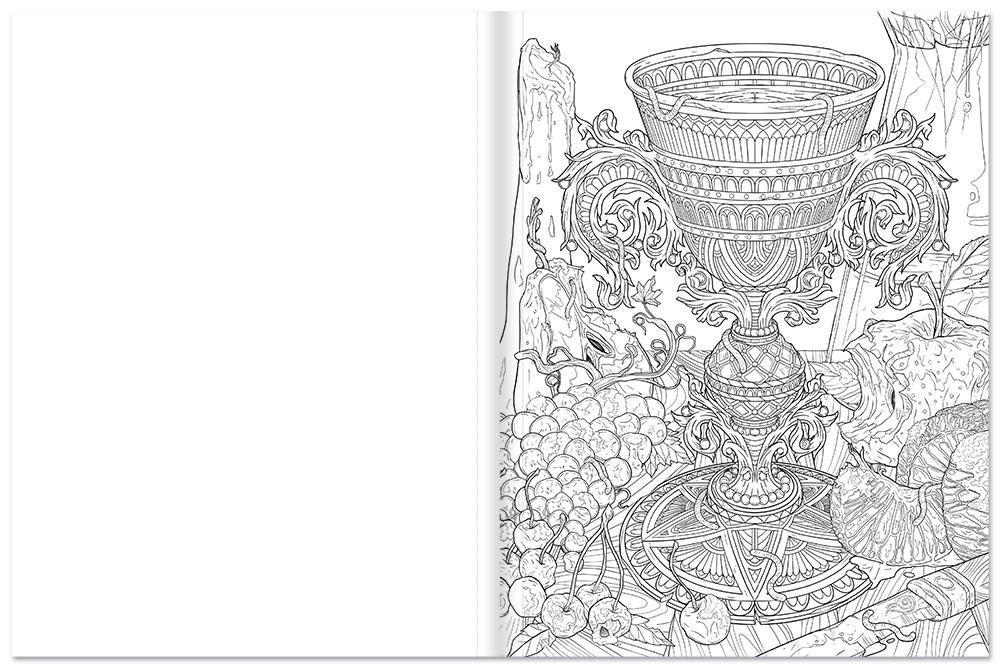 Gothic – Ein mystisches Malbuch