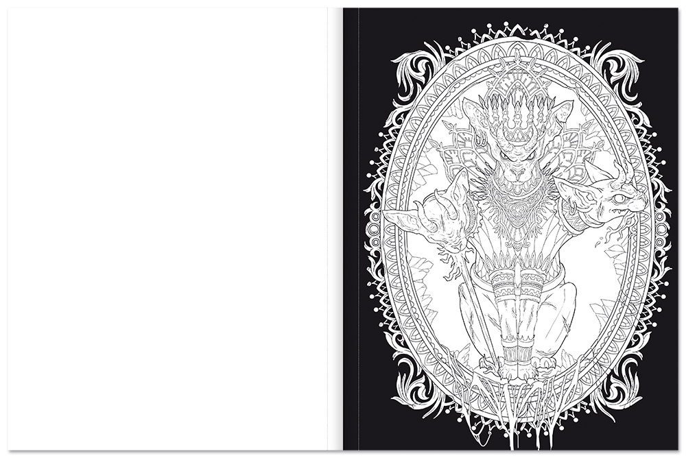 Gothic – Ein mystisches Malbuch