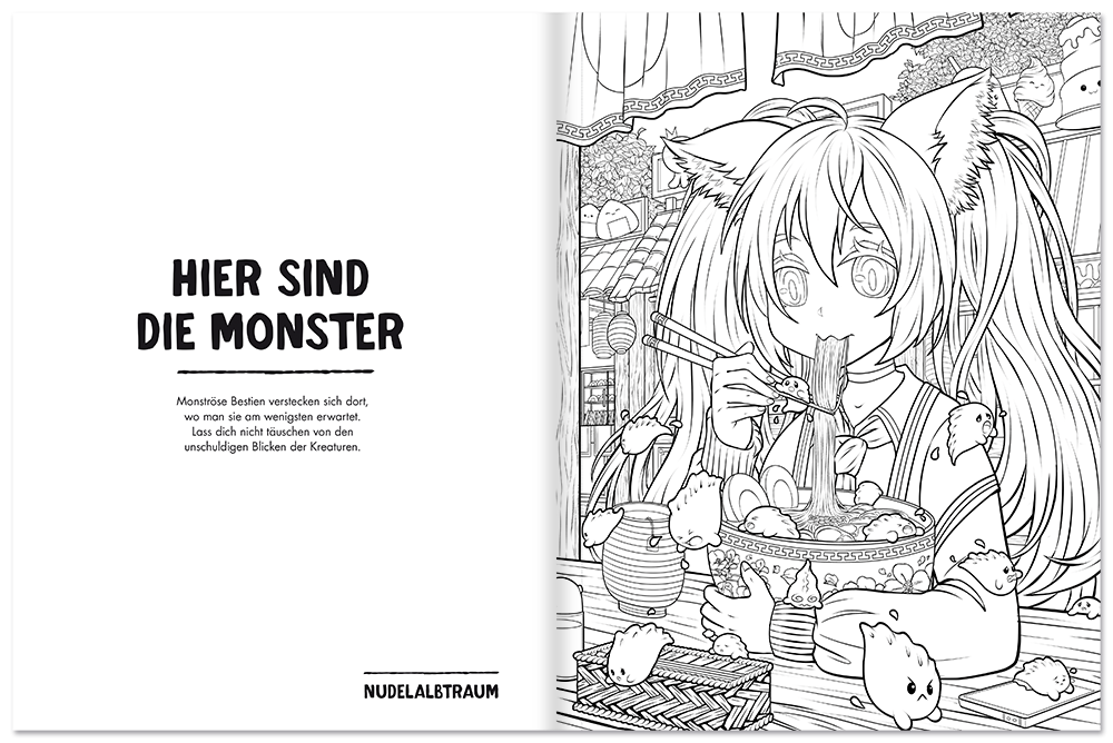 Manga-Malbuch