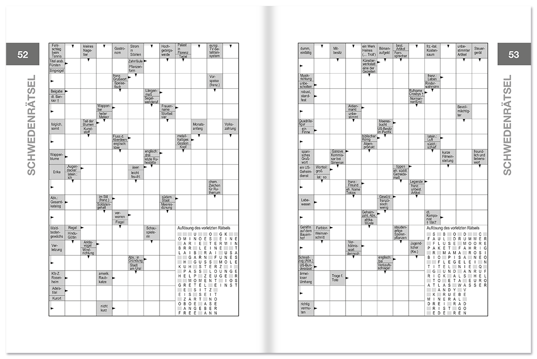 Schwedenrätsel 2 – Großdruck