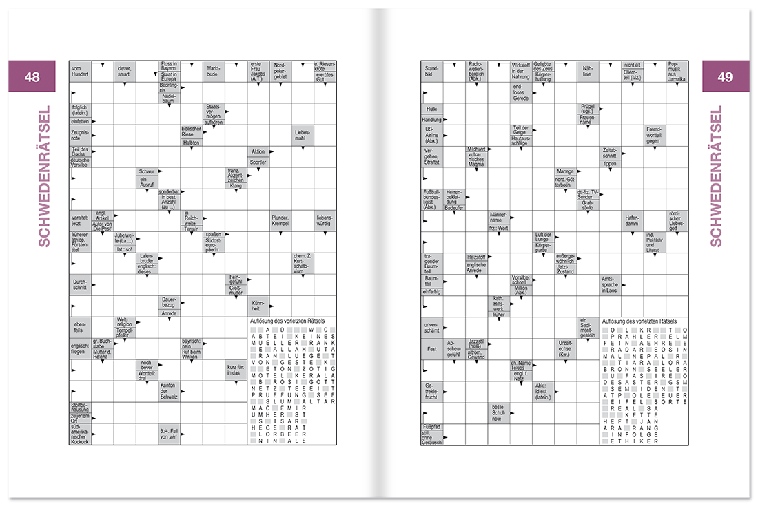 Schweden-Rätsel 3 – Großdruck