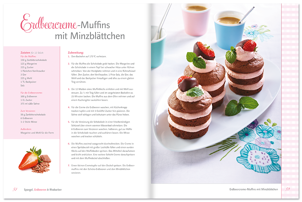 Spargel, Erdbeeren & Rhababer