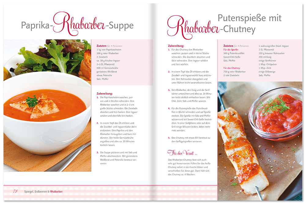 Spargel, Erdbeeren & Rhababer