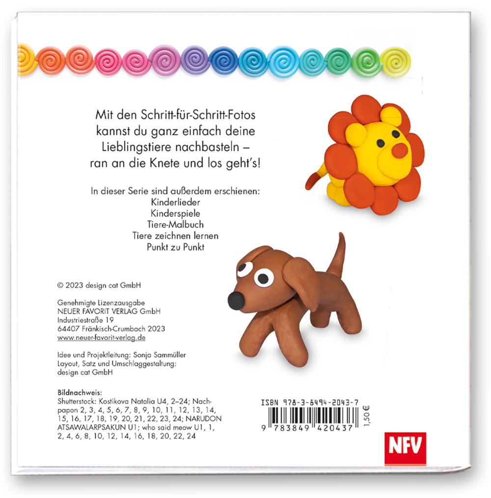 Tiere kneten – Schritt für Schritt