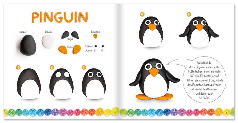 Tiere kneten – Schritt für Schritt