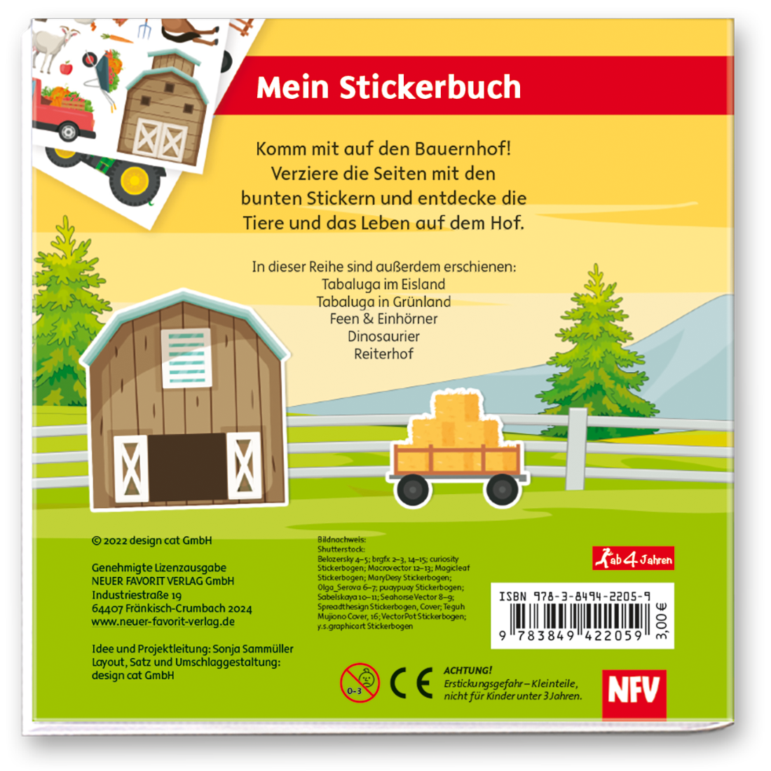 Bauernhof – Stickerbuch