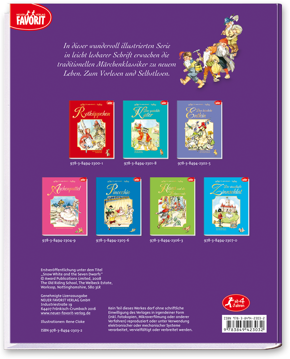 Schneewittchen und die 7 Zwerge