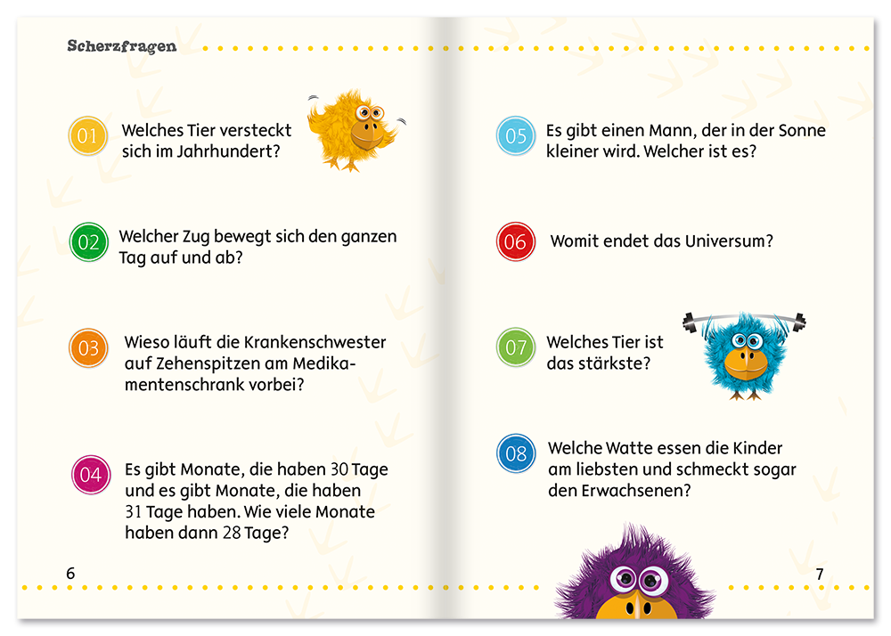 Scherzfragen und Zungenbrecher