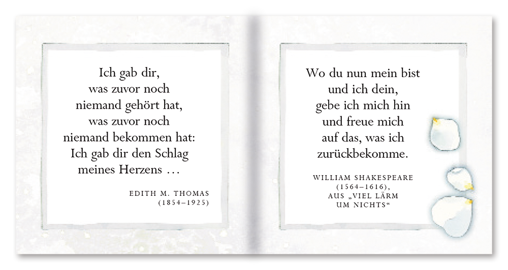 Kleine Weisheiten zur Hochzeit