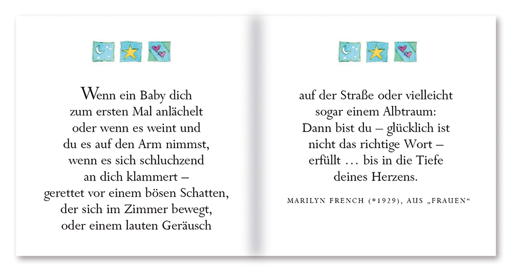 Kleine Weisheiten zur Geburt - Geschenkbuch