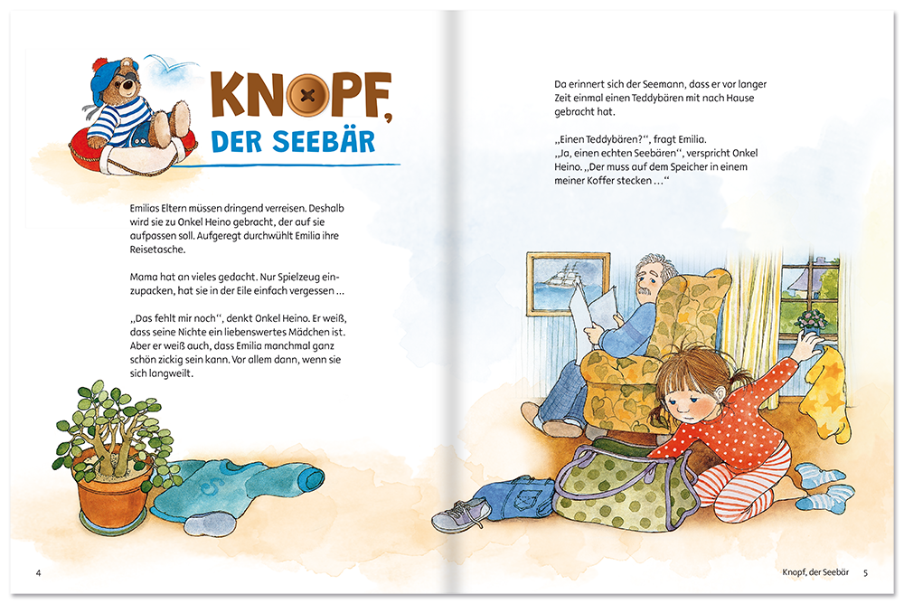 Knopf, der Bär