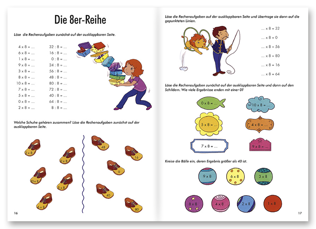 Übungsbuch Multiplizieren und Dividieren