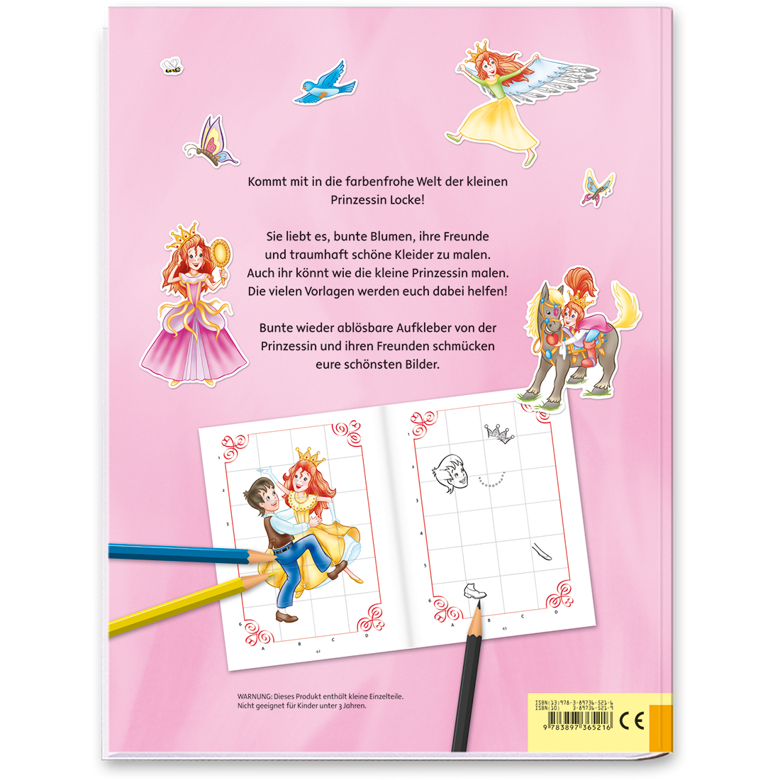 Die kleine Prinzessin – Mein Malbuch
