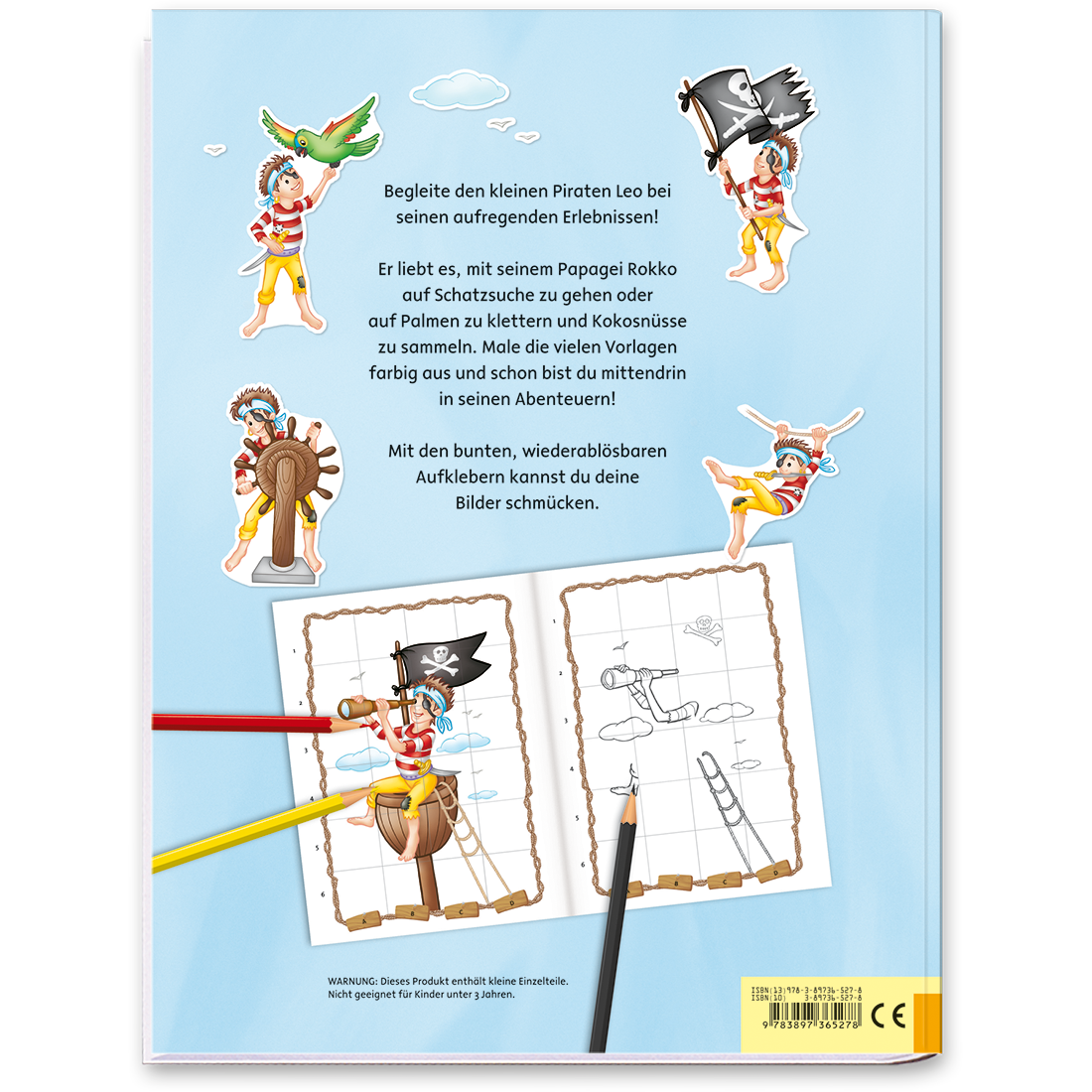 Der kleine Pirat – Mein Malbuch