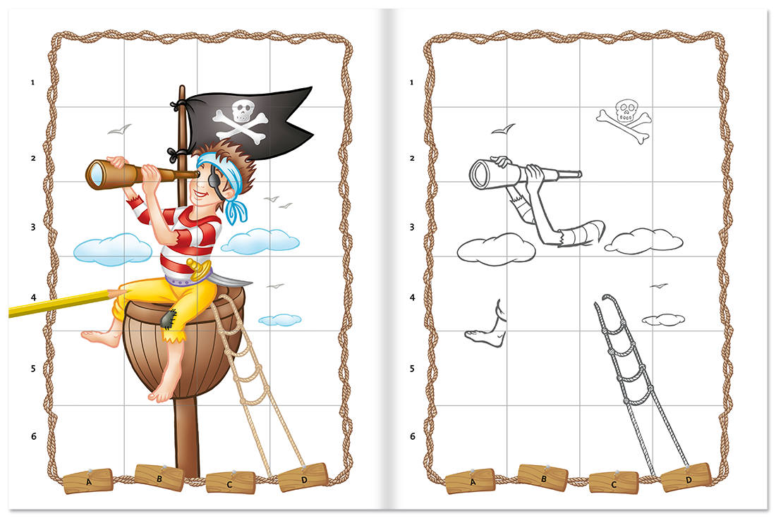 Der kleine Pirat – Mein Malbuch