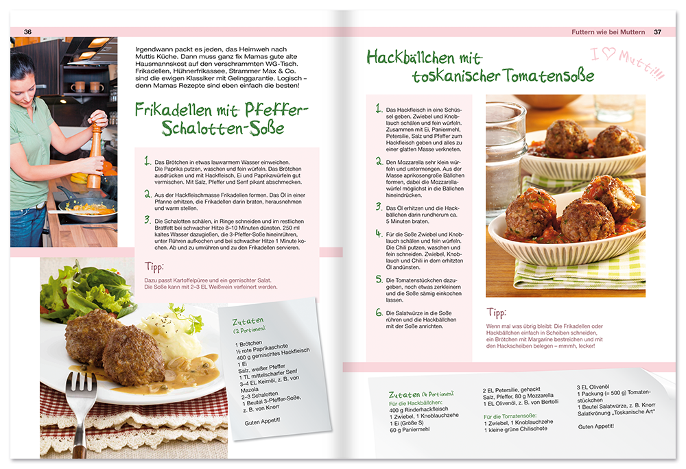 Studenten Kochbuch! – Geschenkbox mit Schürze