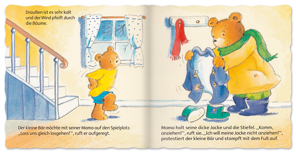 Zieh dich an, kleiner Bär