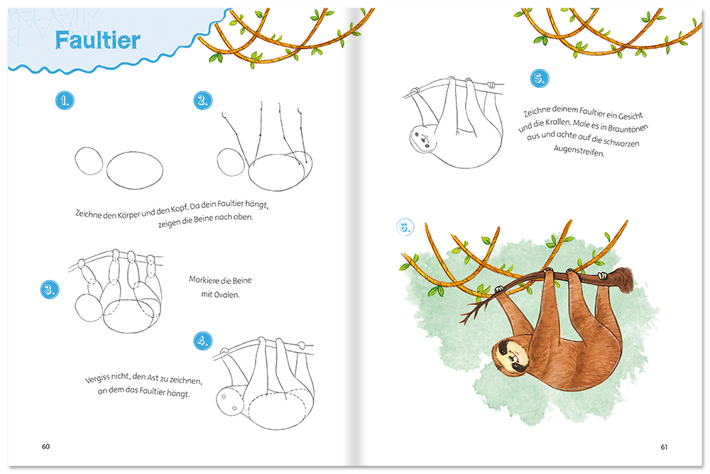 Tiere zeichnen lernen