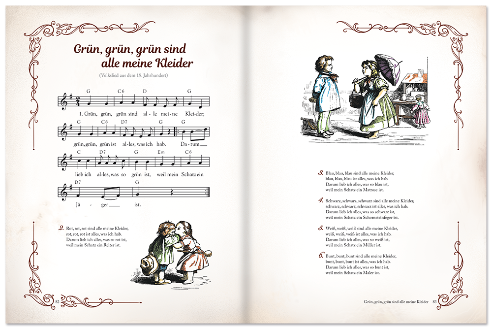 Die schönsten Volkslieder für Jung und Alt – mit CD