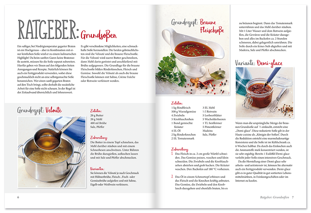 Kleine Braten bei Niedrigtemperatur