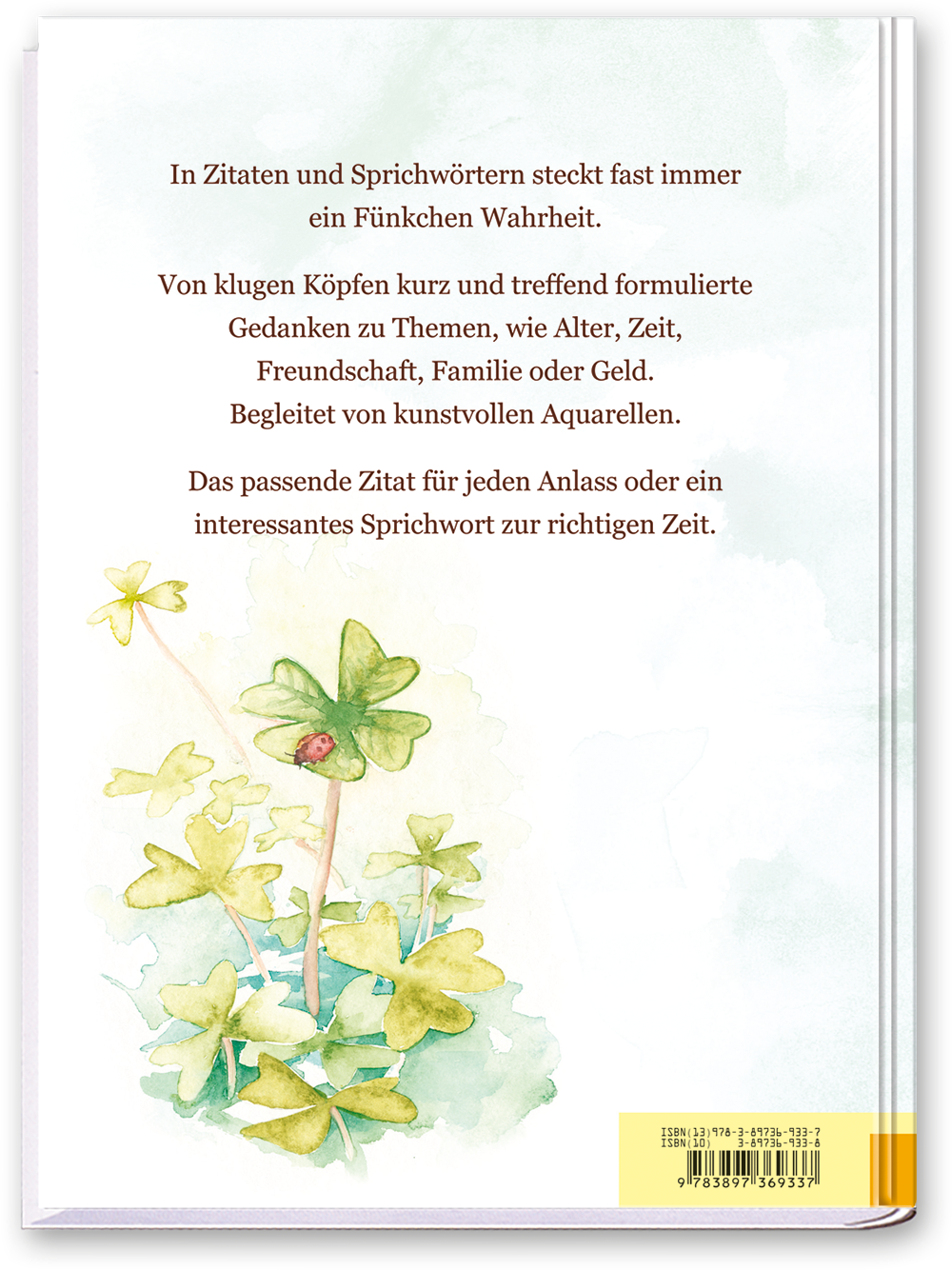 Zitate und Sprichwörter in Großschrift