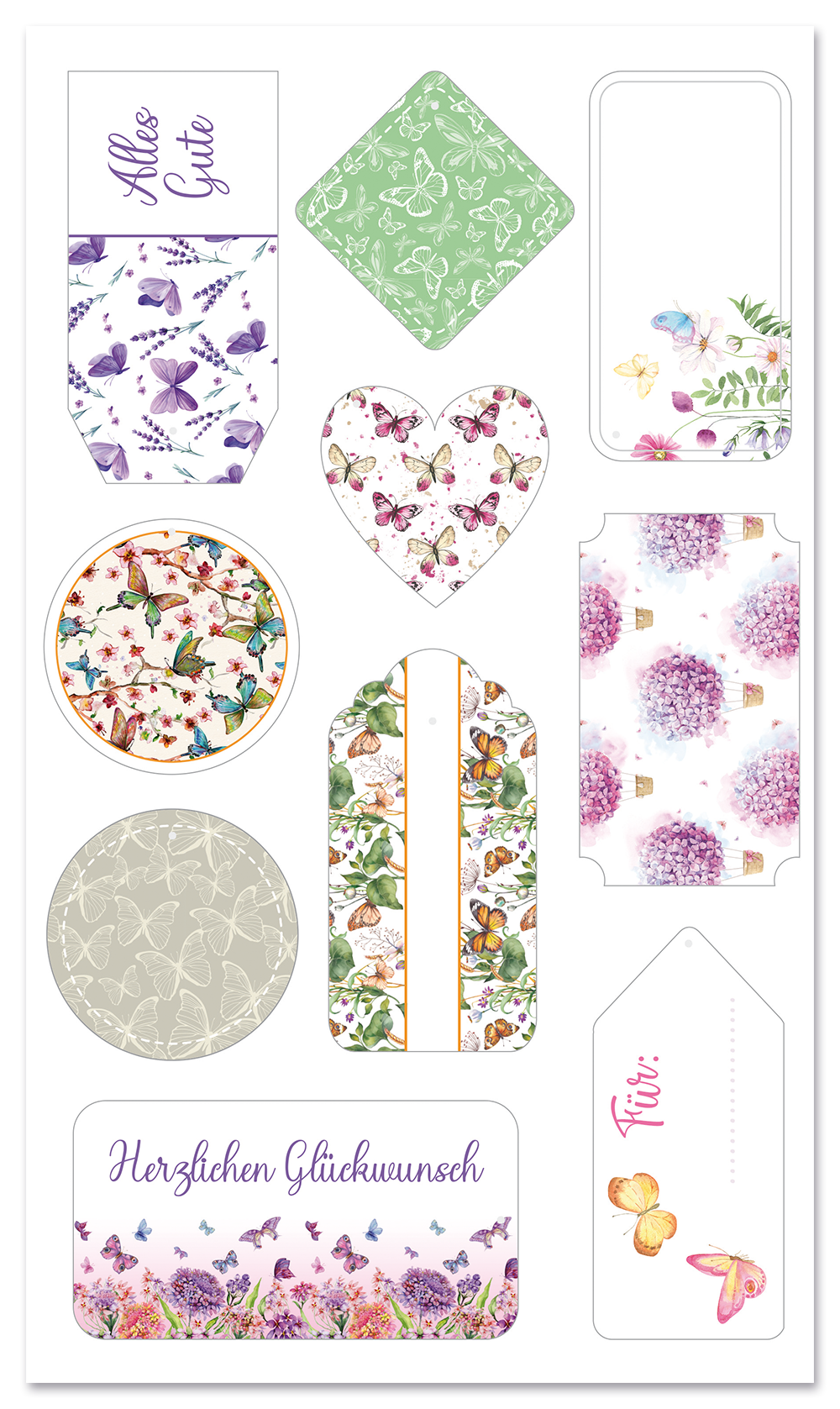 Schmetterlinge – Geschenkpapier