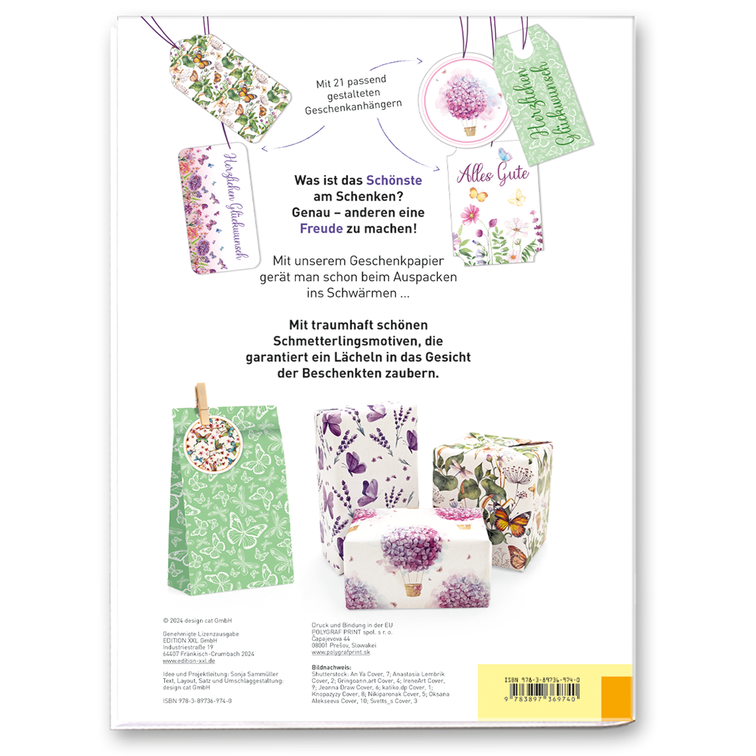 Schmetterlinge – Geschenkpapier