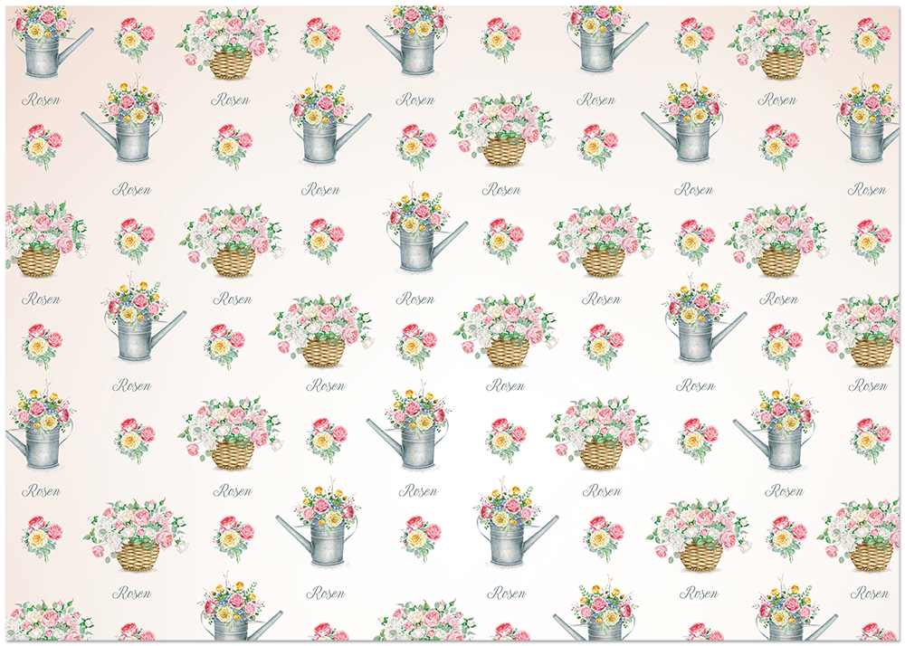 Rosen – Geschenkpapier