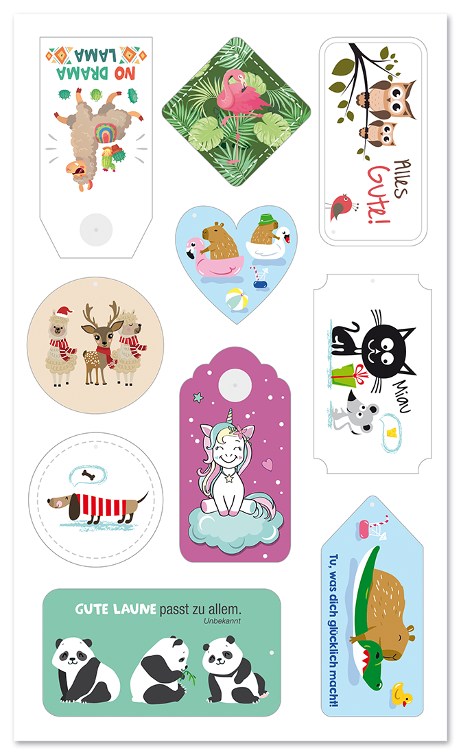 Gute Laune – Geschenkpapier