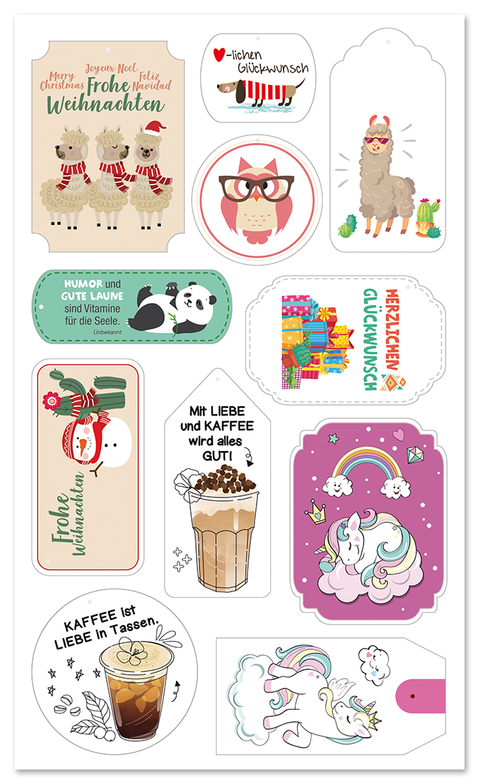 Gute Laune – Geschenkpapier