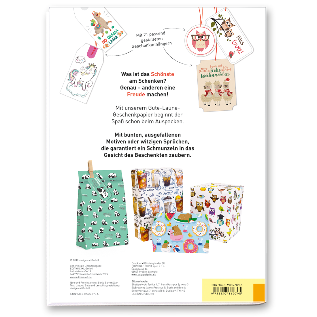 Gute Laune – Geschenkpapier