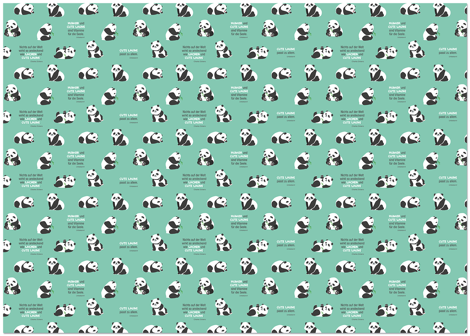 Gute Laune – Geschenkpapier