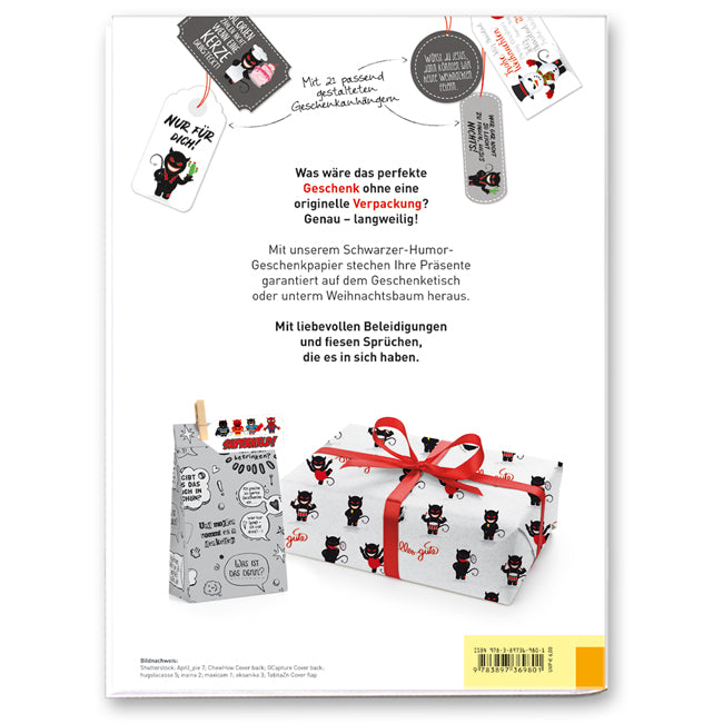 Schwarzer Humor – Geschenkpapier