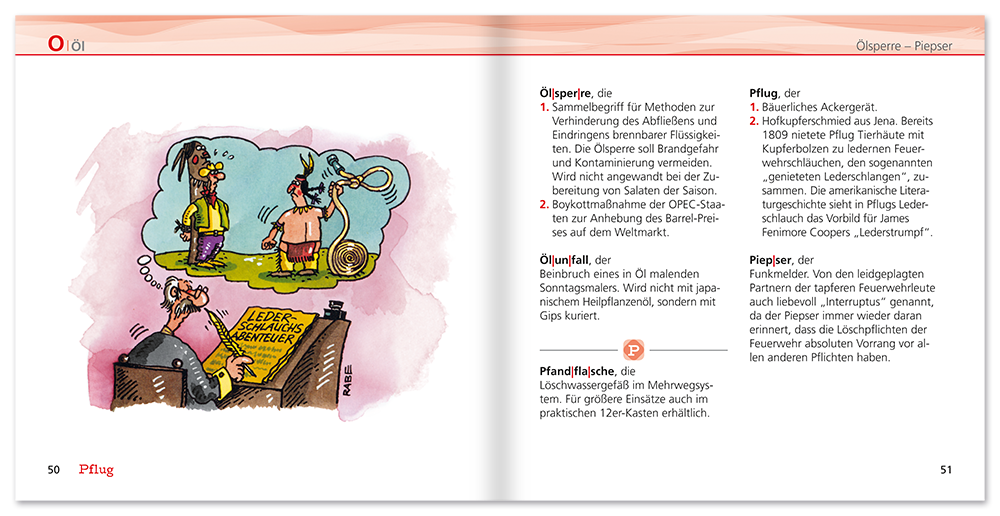 ABC der Feuerwehr Geschenkbuch Lustiges Geschenkbuch Leseprobe S50-51 TOMUS Verlag Onlineshop