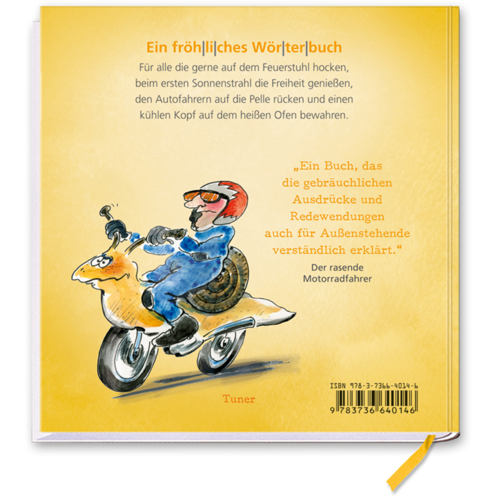 ABC der Motorradfahrer Geschenkbuch Lustiges Geschenkbuch Cover Buch Rueckseite TOMUS Verlag Onlineshop