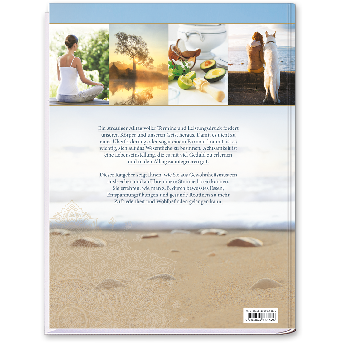 Achtsamkeit Ratgeber Cover Buch Rückseite Tosa Onlineshop