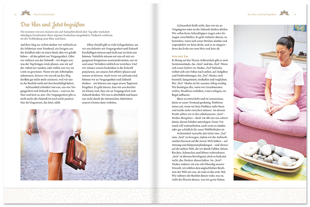 Achtsamkeit Ratgeber Leseprobe S10-11 Tosa Onlineshop