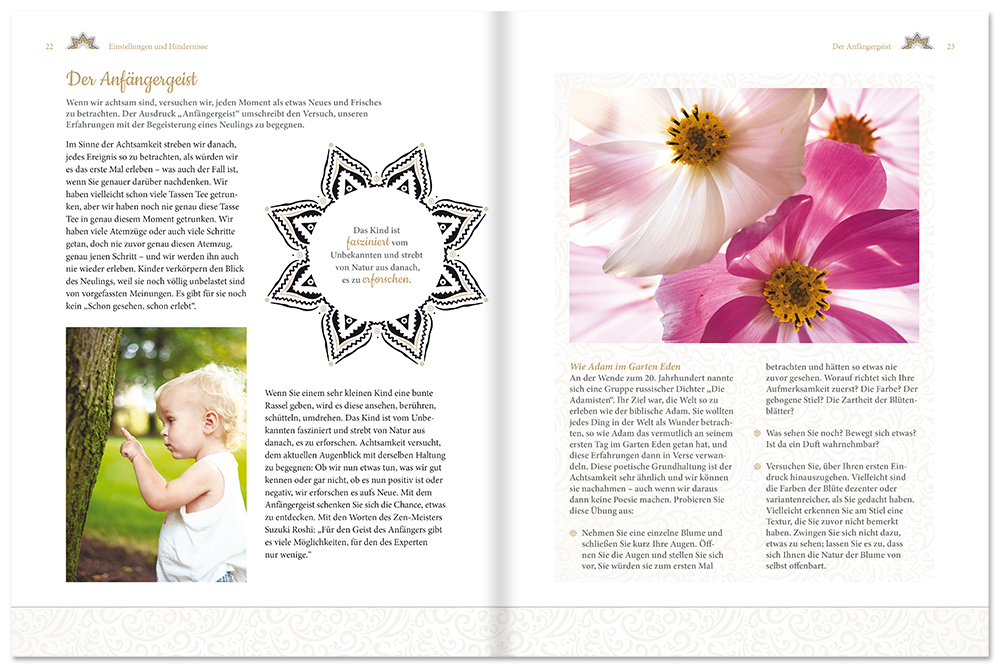Achtsamkeit Ratgeber Leseprobe S22-23 Tosa Onlineshop