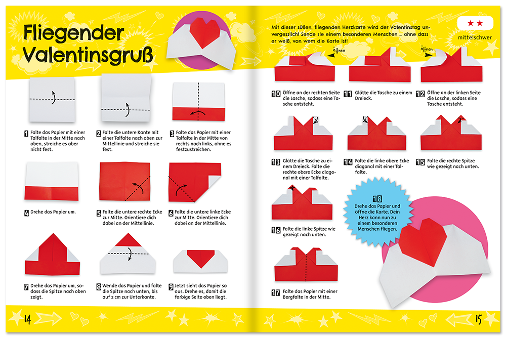 Action-Origami Kinderbuch Origami Anleitung Leseprobe S14-15 Neuer Favorit Verlag Onlineshop