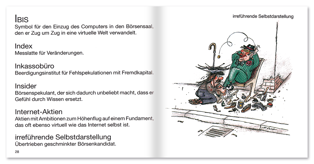 Aktionär Geschenkbuch Humor Mini Wörterbuch Leseprobe S28-29 TOMUS Verlag Onlineshop
