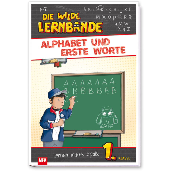 Alphabet und erste Worte Kinderbuch Lernhilfe Buchstaben Cover Buch Vorderseite Neuer Favorit Verlag Onlineshop