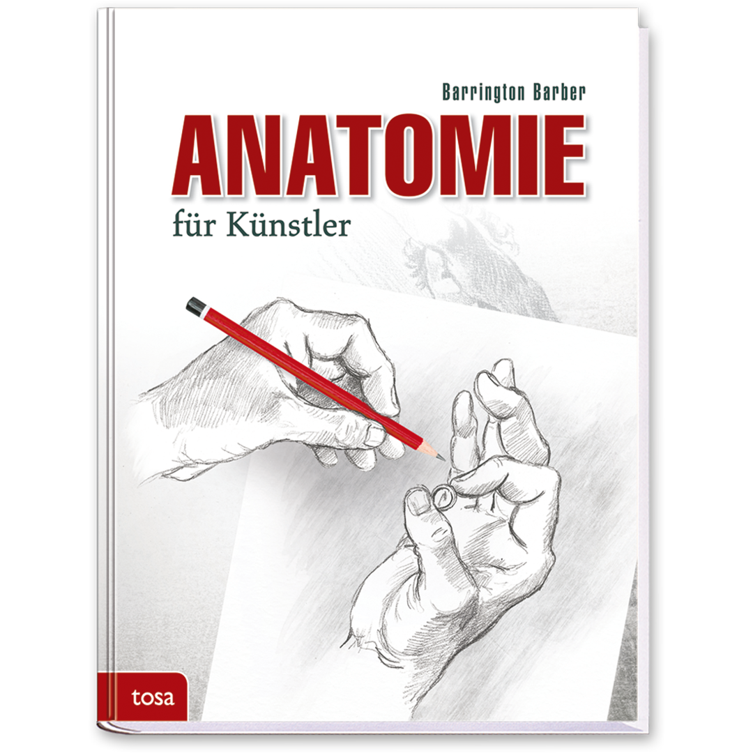 Anatomie für Künstler Sachbuch Zeichnen lernen Cover Buch Vorderseite Tosa Onlineshop