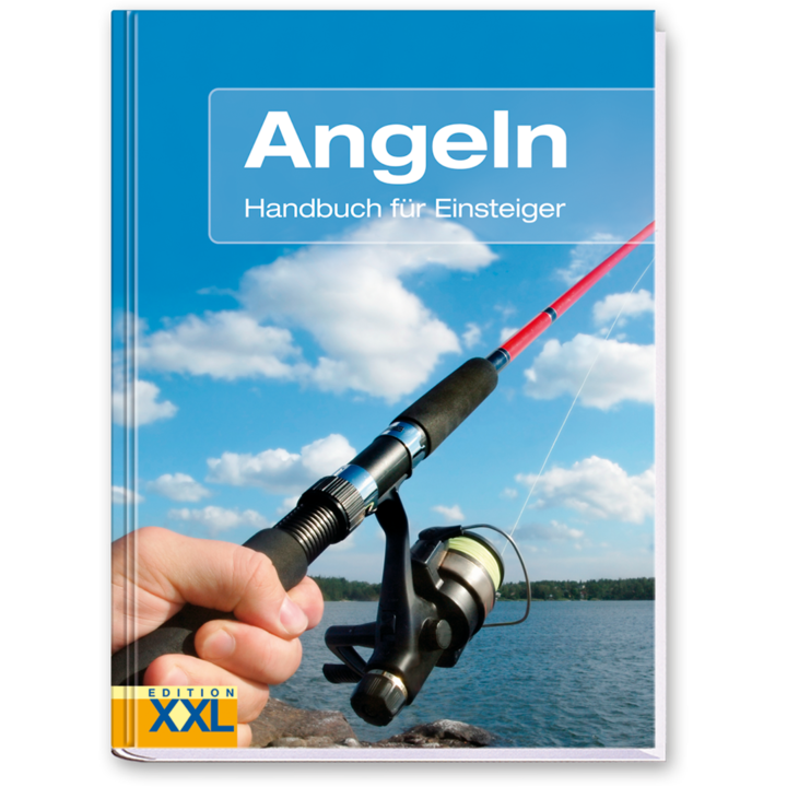 Angeln Handbuch für Einsteiger Sachbuch Angeln lernen Cover Buch Vorderseite EDITION XXL Onlineshop