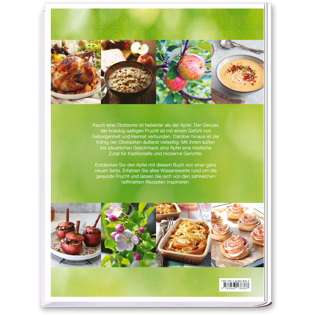 Apfel Kochbuch und Ratgeber Cover Buch Rückseite Tosa Onlineshop