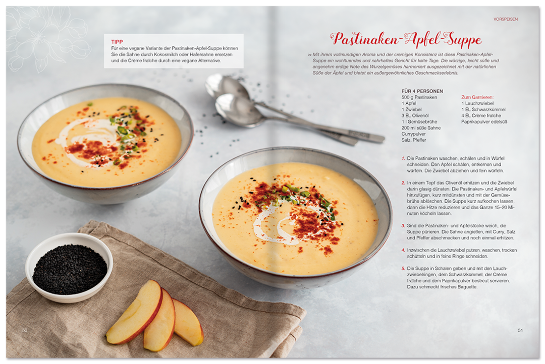 Apfel Kochbuch und Ratgeber Leseprobe S50–51 Tosa Onlineshop